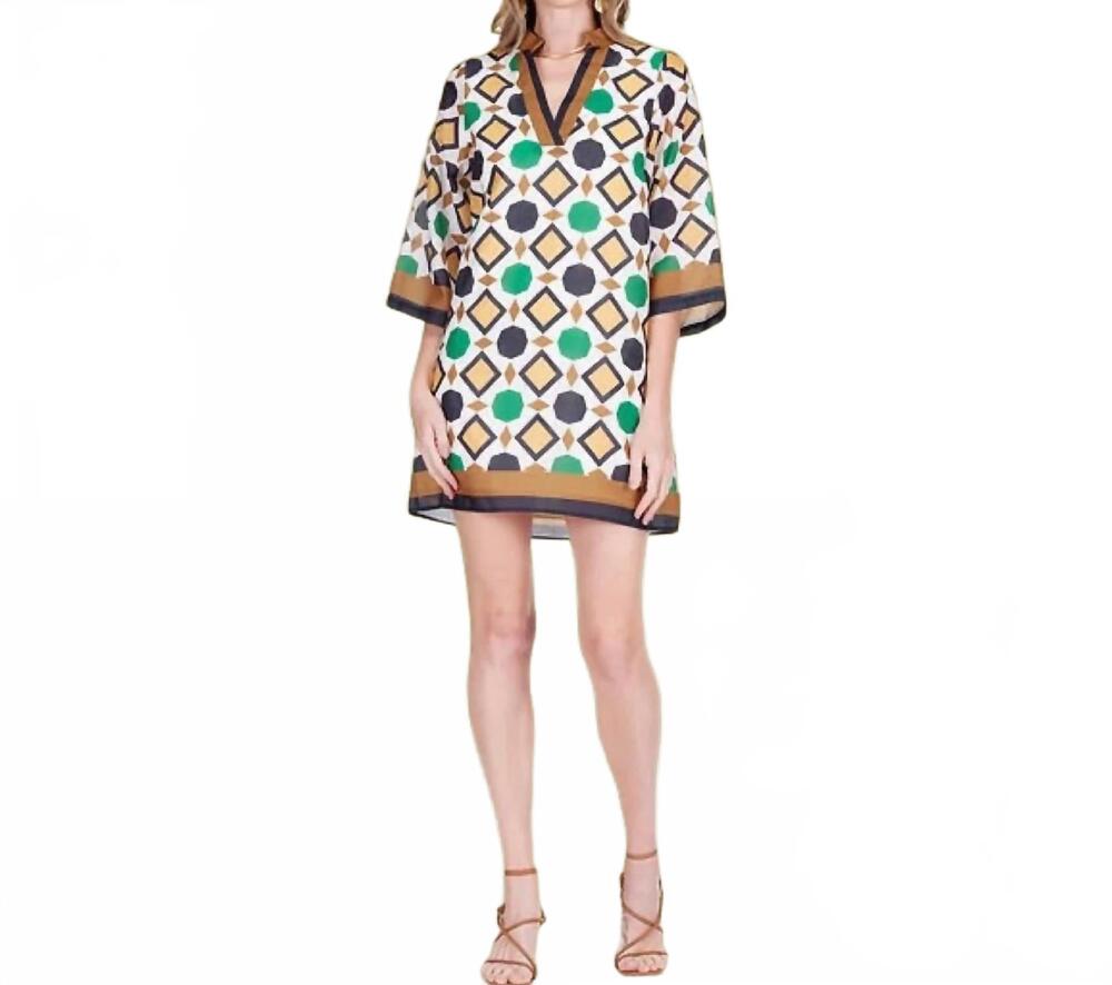 NEW JADE diamond daze dress in multicolor